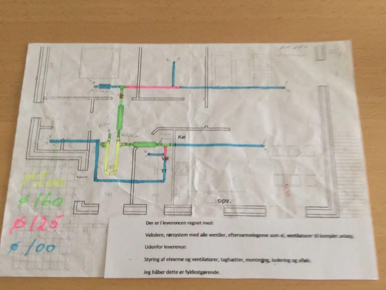 Billede 5 - Ventilations anlæg