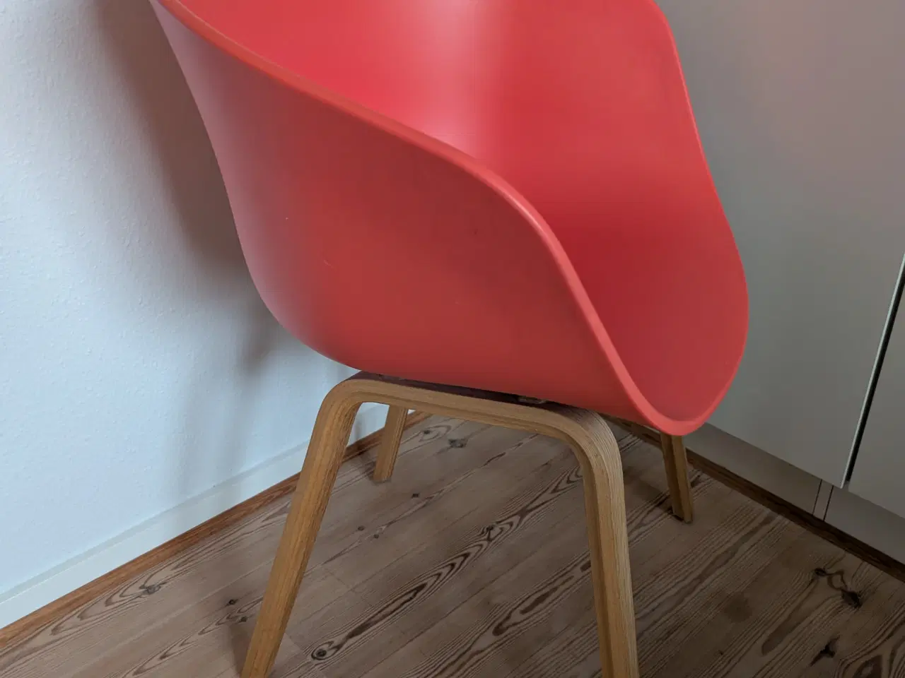 Billede 2 - Hey skalstol m ben i egetræ krydsfiner