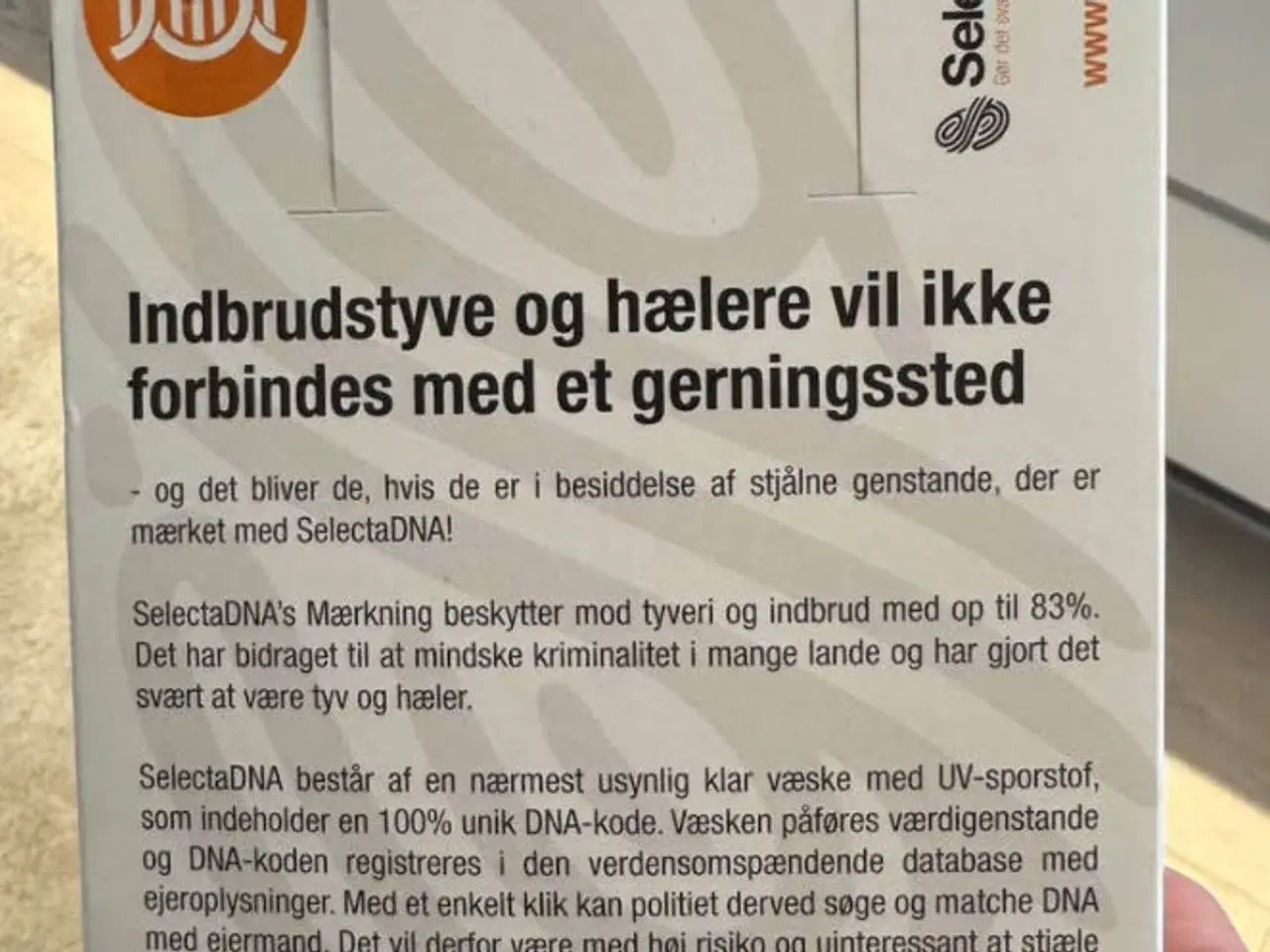 Billede 2 - Selecta DNA stop tyven