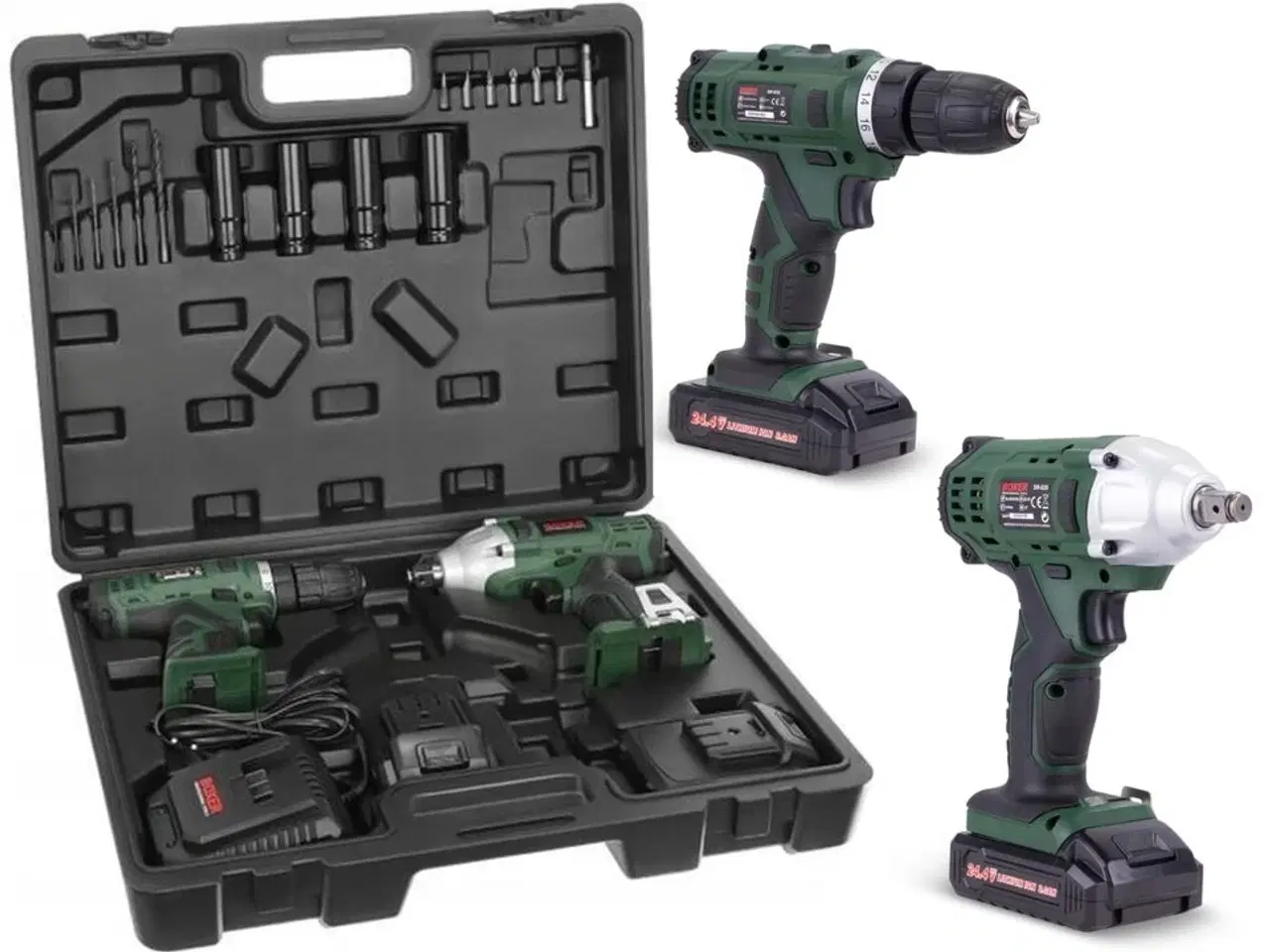 Billede 1 - Batteri værktøjssæt 24,4 volt 3.0 Ah.