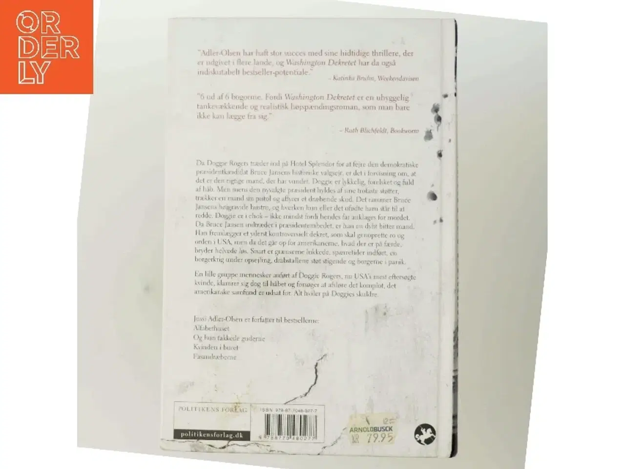 Billede 3 - Washington Dekretet af Jussi Adler-Olsen fra Politikens Forlag
