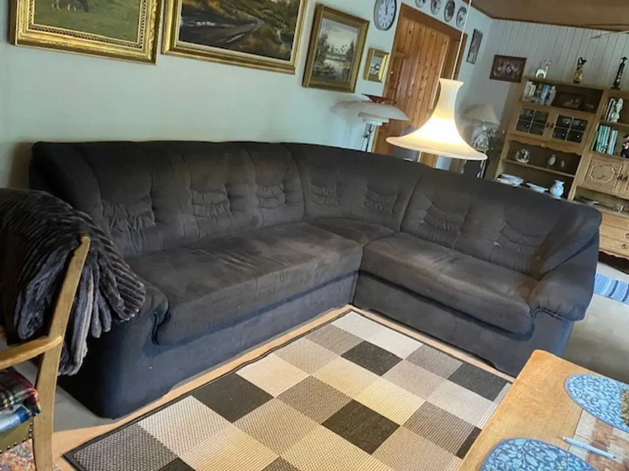 Billede 3 - Mørk Hjørnesofa sælges