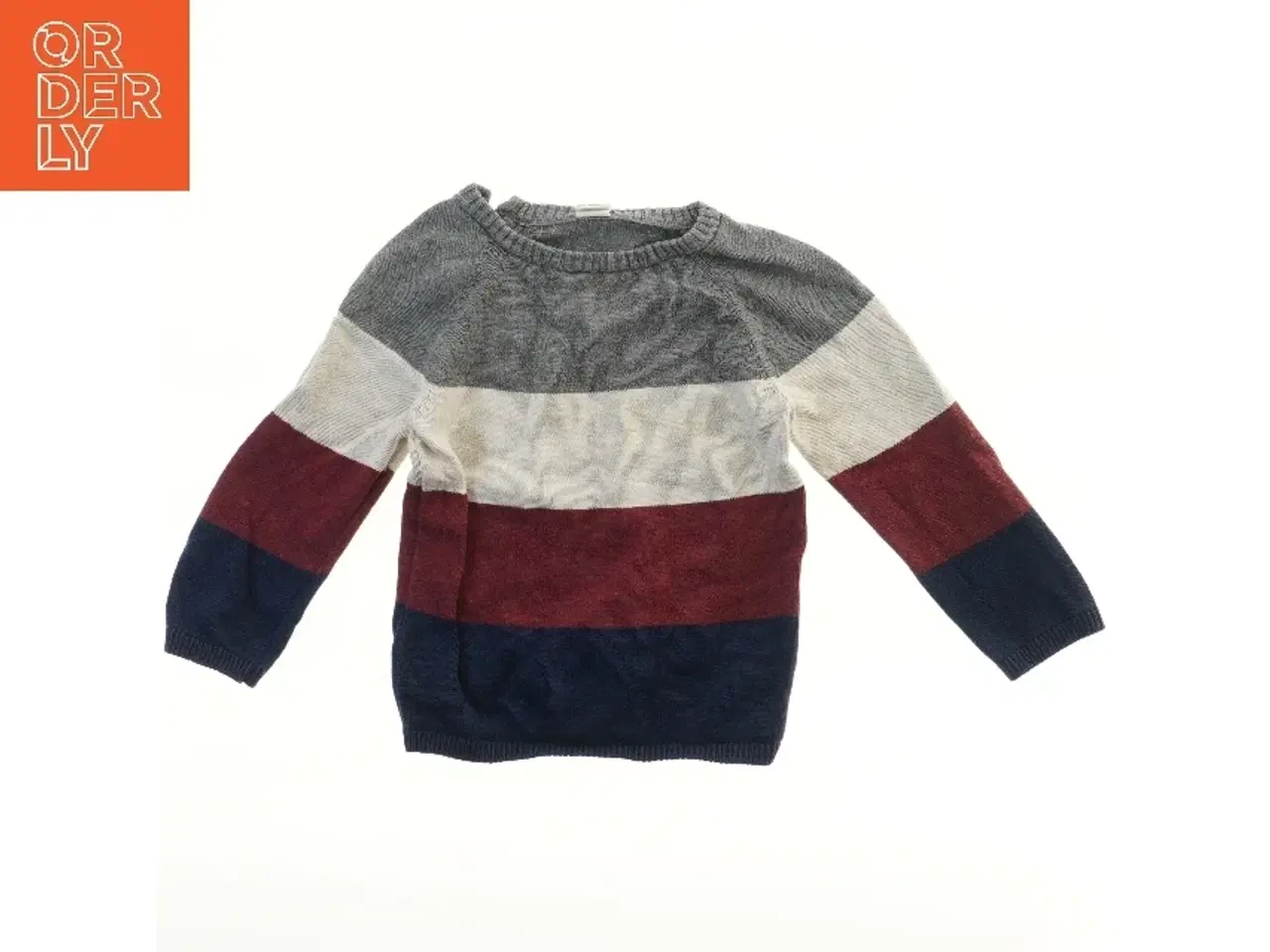 Billede 1 - Strikket bluse med striber fra H&M (str. 92)