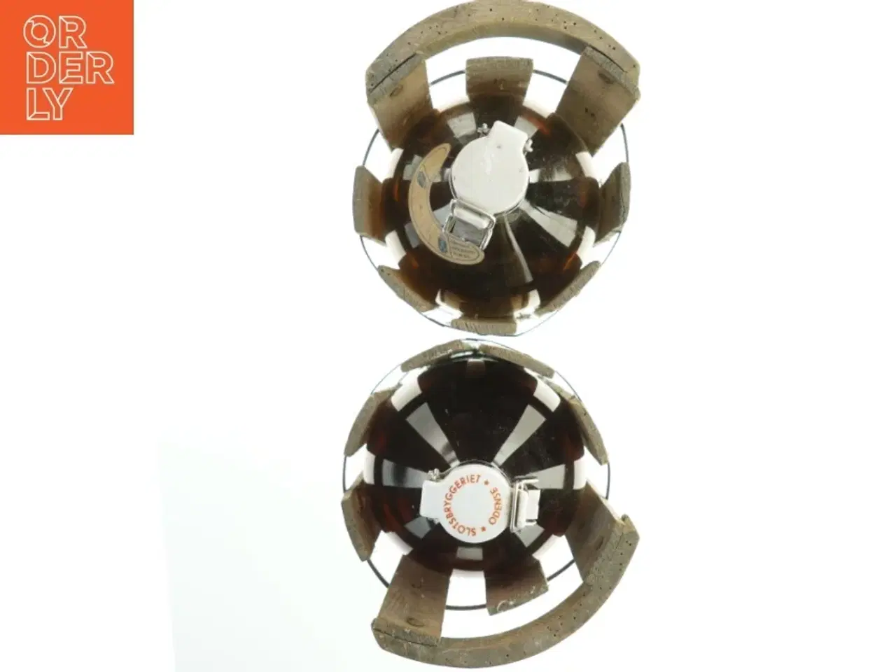 Billede 2 - Antikke flasker i trækasser (str. 45 cm)