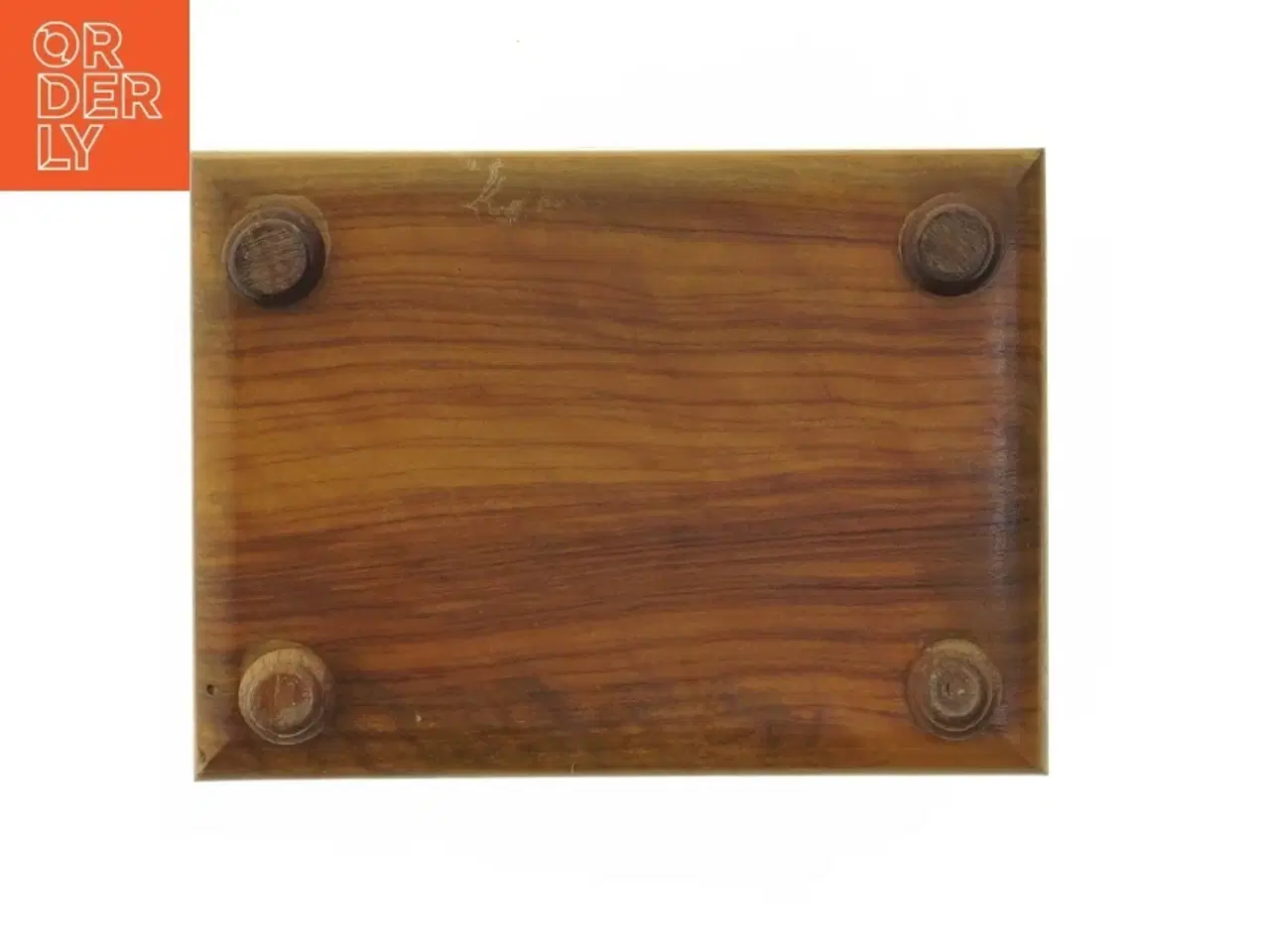 Billede 8 - Træ æske med spejl (str. 13,5x5 cm)