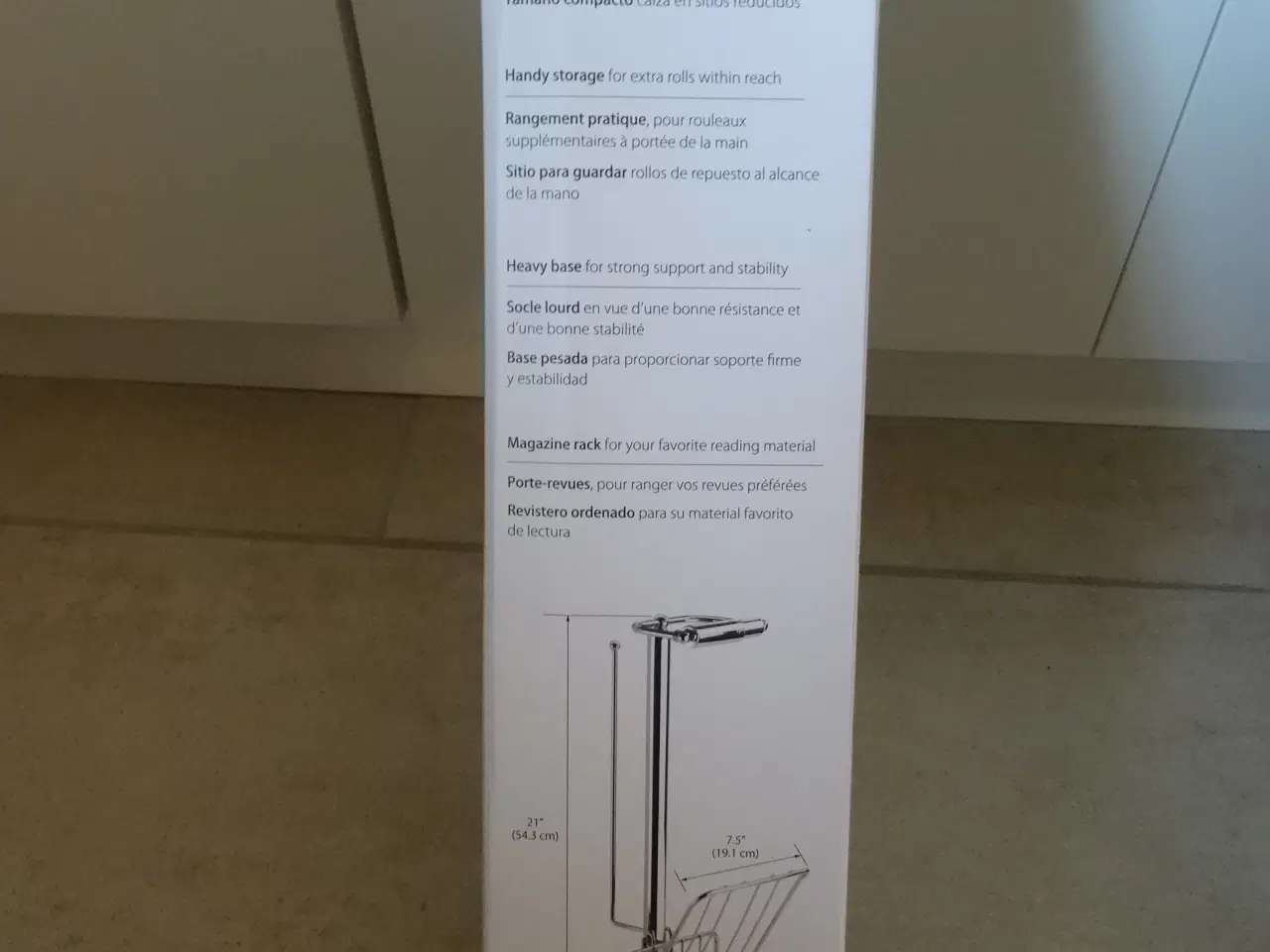 Billede 3 - Toiletpapirholder fritstående caddy