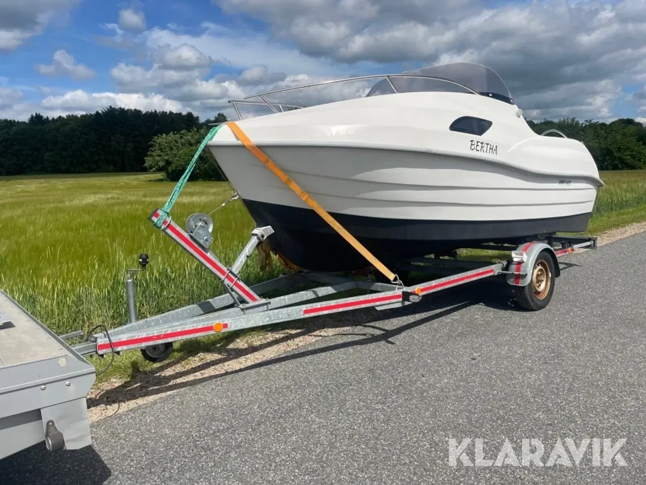 Billede 1 - Båd Sport-yacht Flaming 430 med bådtrailer