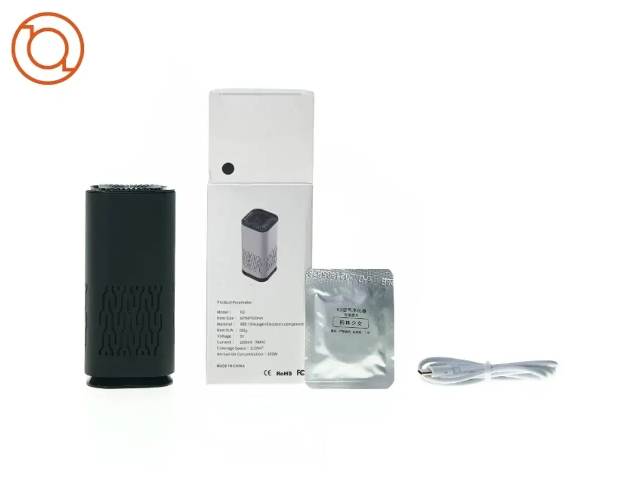 Billede 2 - Portable air purifier fra K 2 (str. 13 x 6 x 6 cm)