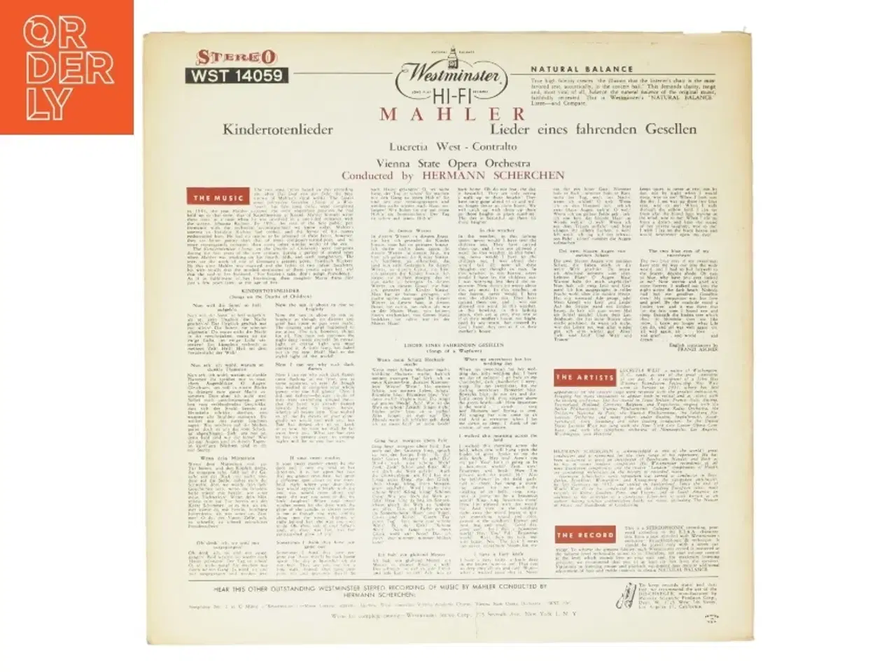 Billede 2 - Mahler (LP)