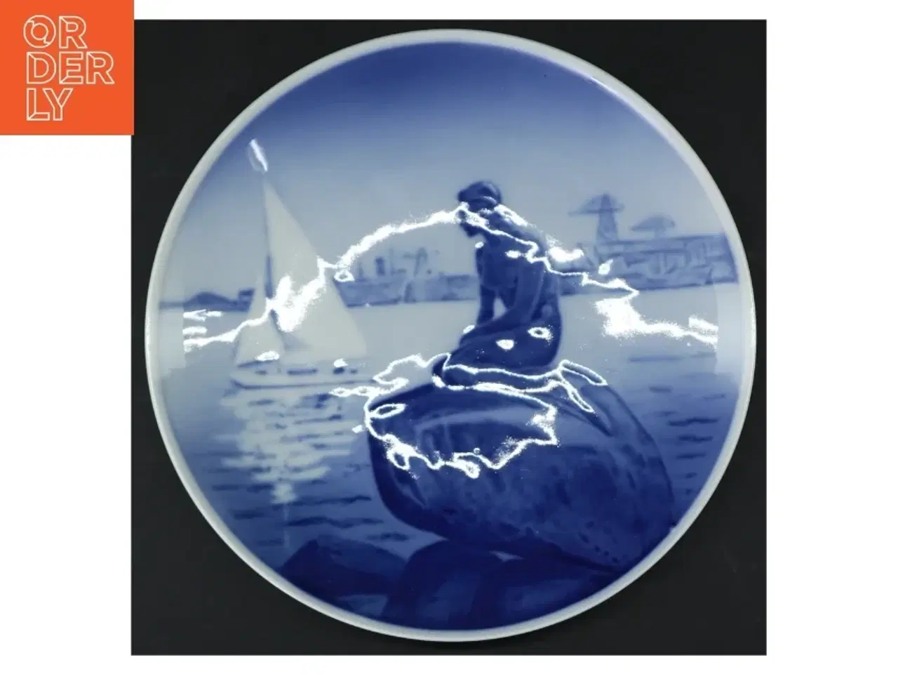 Billede 1 - Porcelænstallerken, den lille havfrue fra Royal Copenhagen (str. 20 cm)