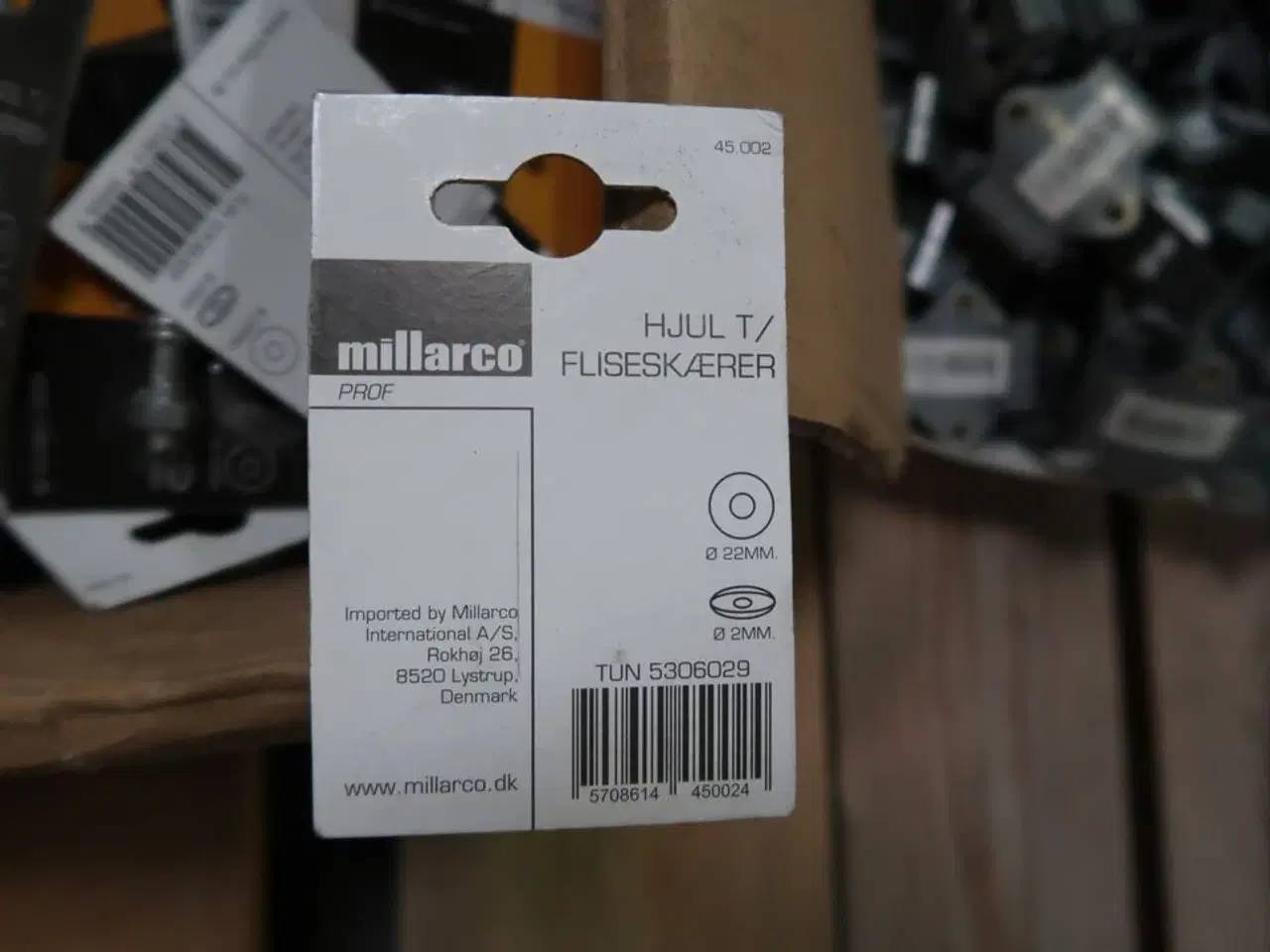 Billede 4 - KÆMPE PARTI Millarco® hjul til fliseskærer 22 mm