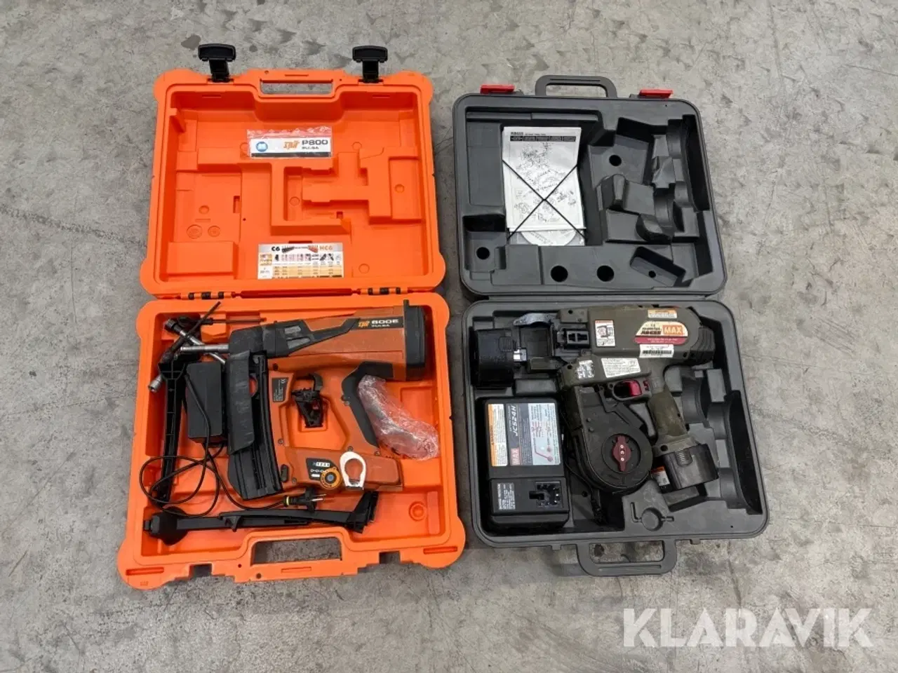 Billede 1 - Sømpistol og armeringsbinder Max Og Spit MAX RB655 og Pulsa 800E