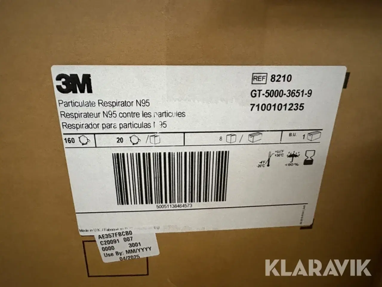 Billede 4 - Støvmasker 3M N95 3 kasser