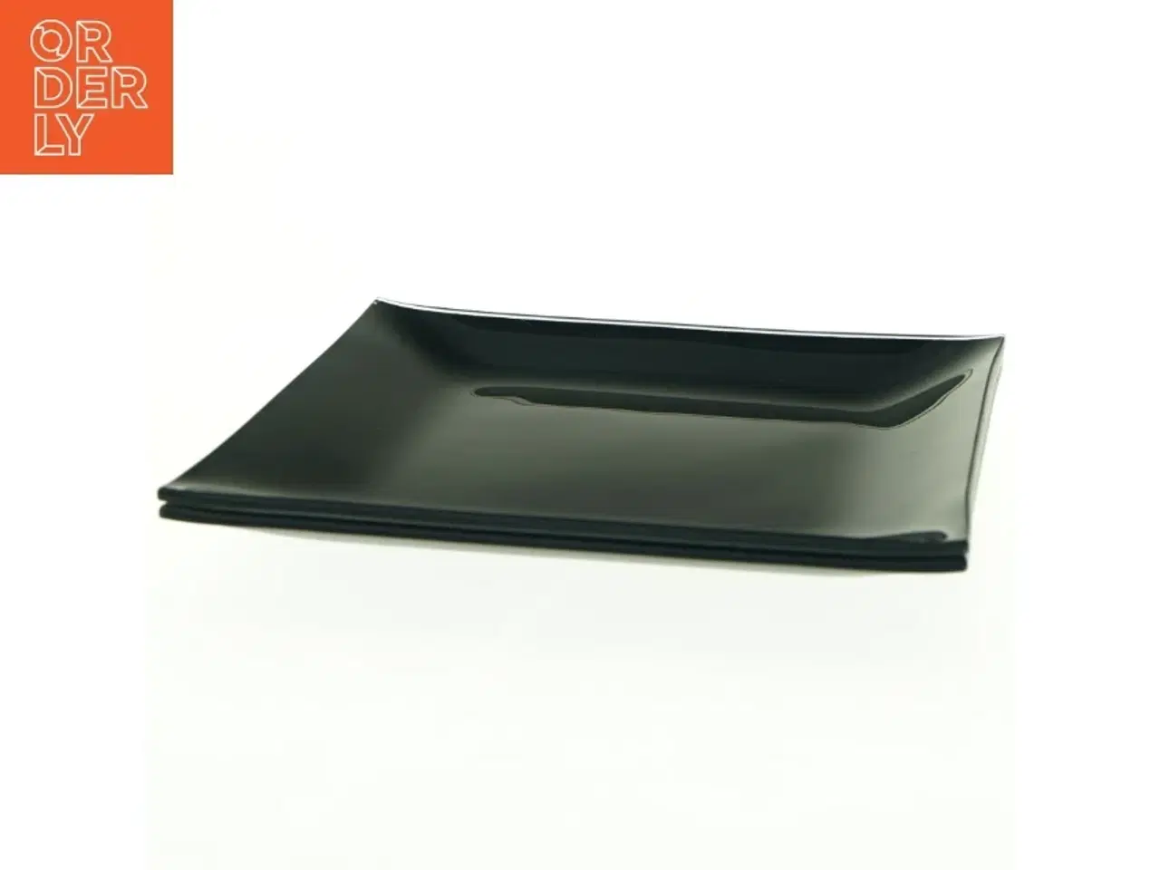 Billede 4 - Sorte firkantede serveringsfade (str. 21,5 x 21,5 cm)