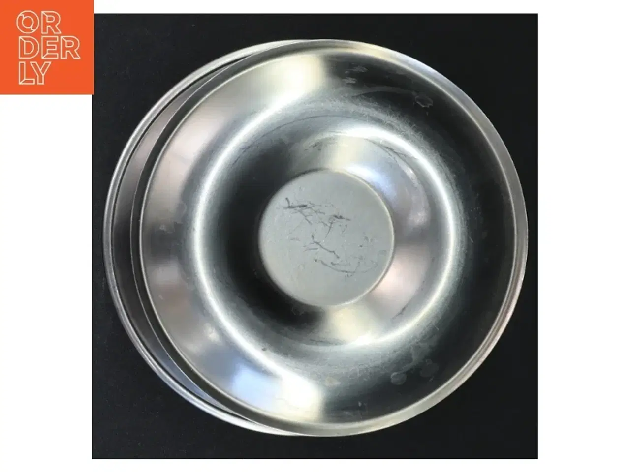Billede 3 - Rustfrit stål skål med underfad (str. Ø 15 cm)