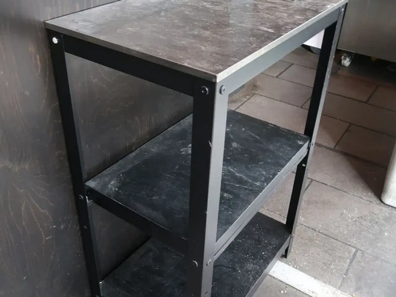 Billede 3 - Bord med rustfri stålbordplade