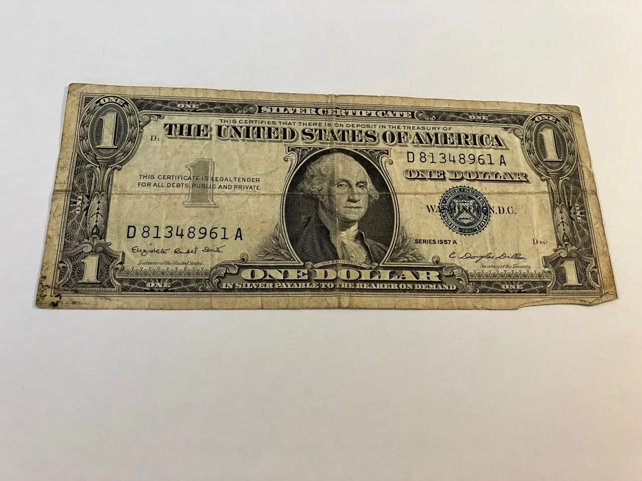 Billede 1 - 1 Dollar 1957 A USA