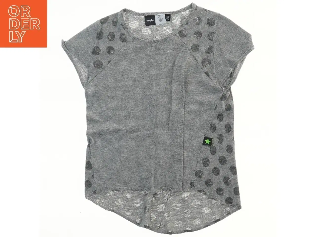 Billede 1 - Grå T-shirt med prikker fra Molo (str. 110)