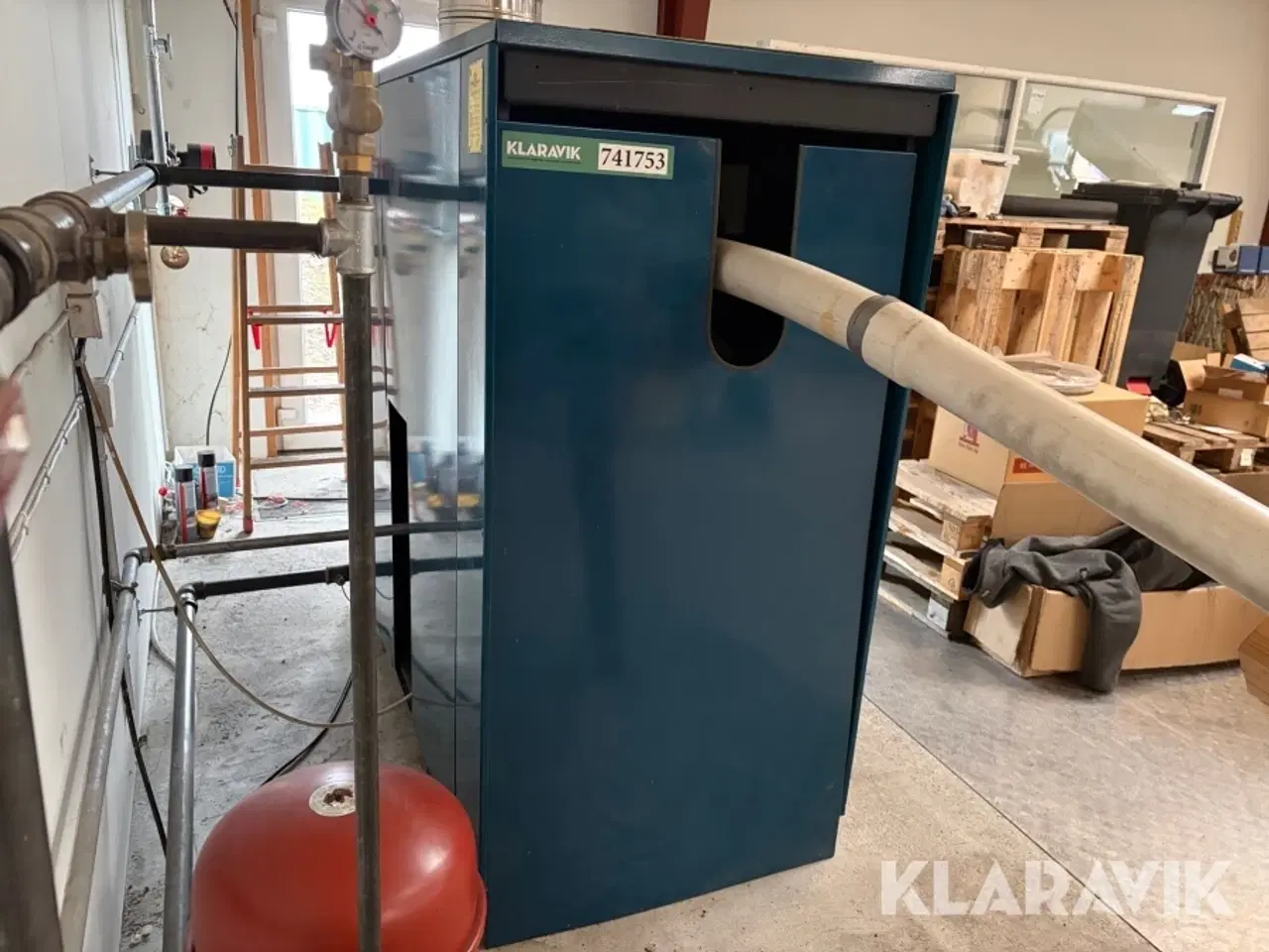 Billede 3 - Fyringsanlæg / pillefyr P&H Energy PH 47-Central med snegl