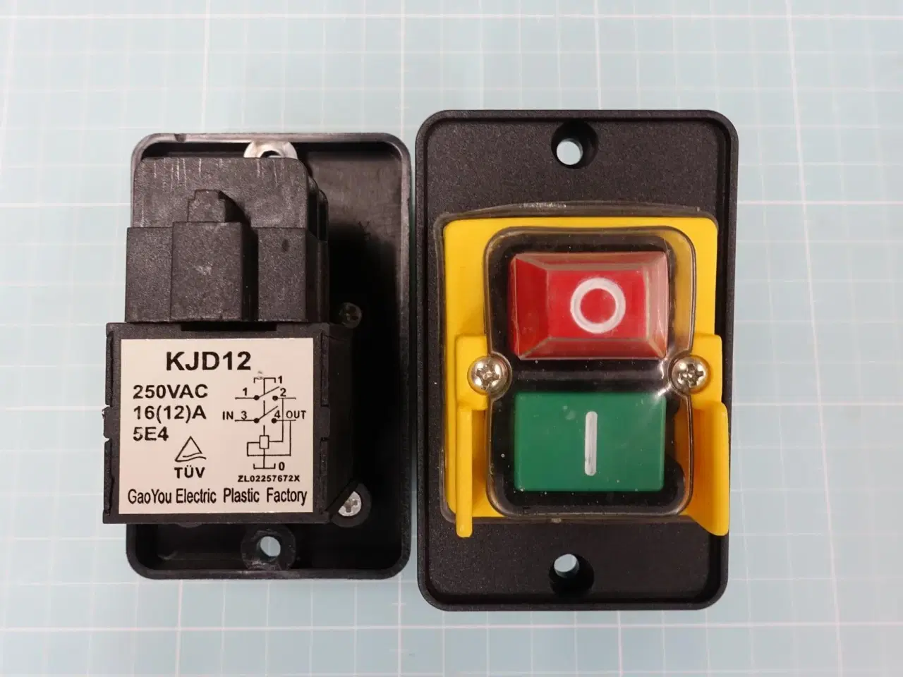 Billede 1 - On/off switch KJD12 F/TFM610V - TS305