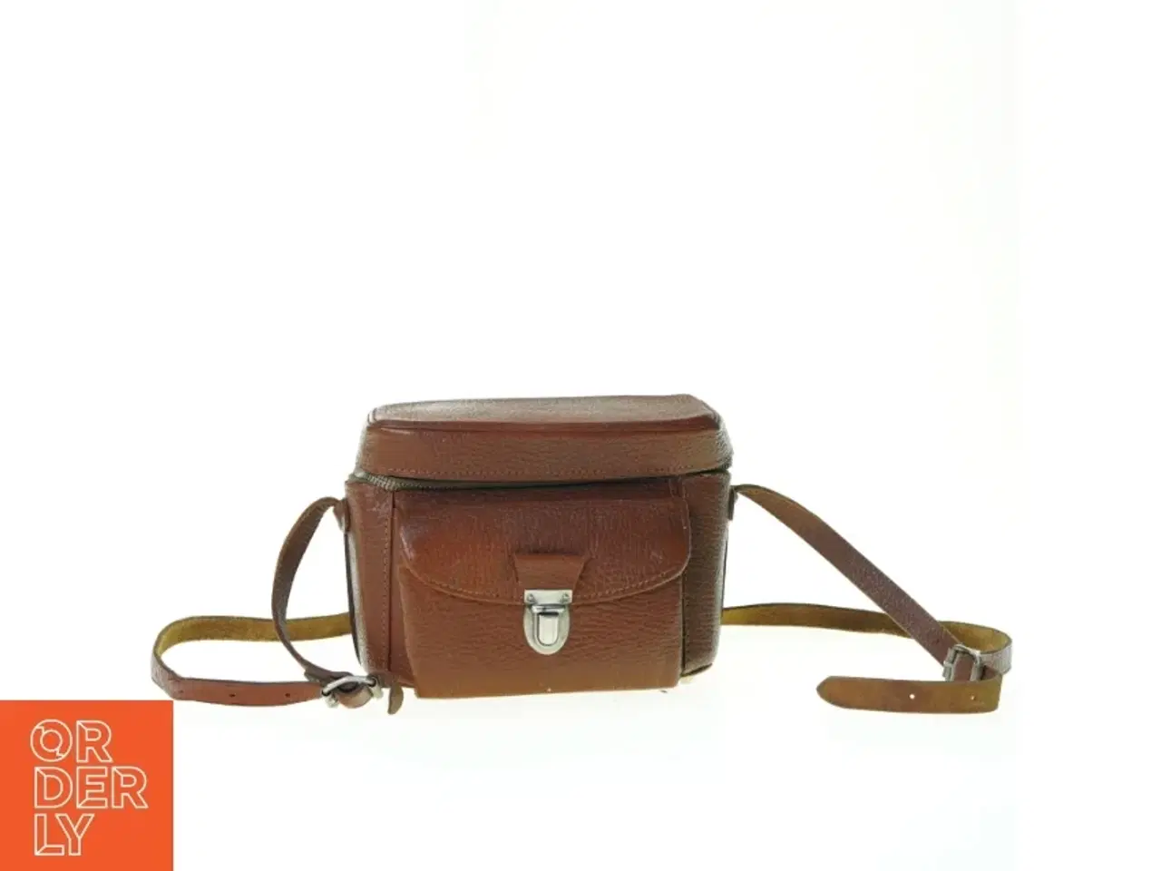 Billede 1 - Kikkert/kamera læder taske (str. 20 x 15 cm)