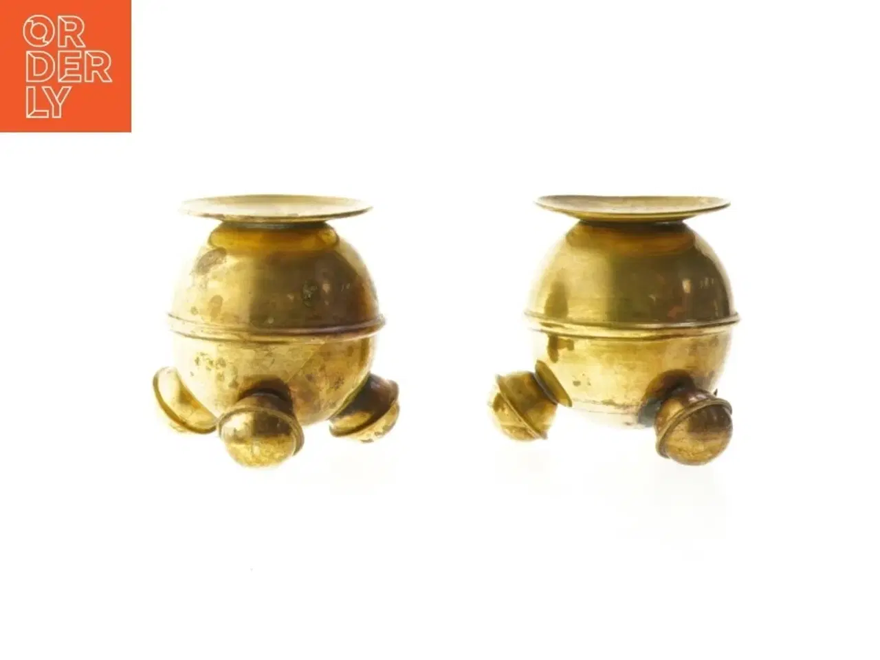 Billede 1 - Messing lysestager (str. 8 cm)