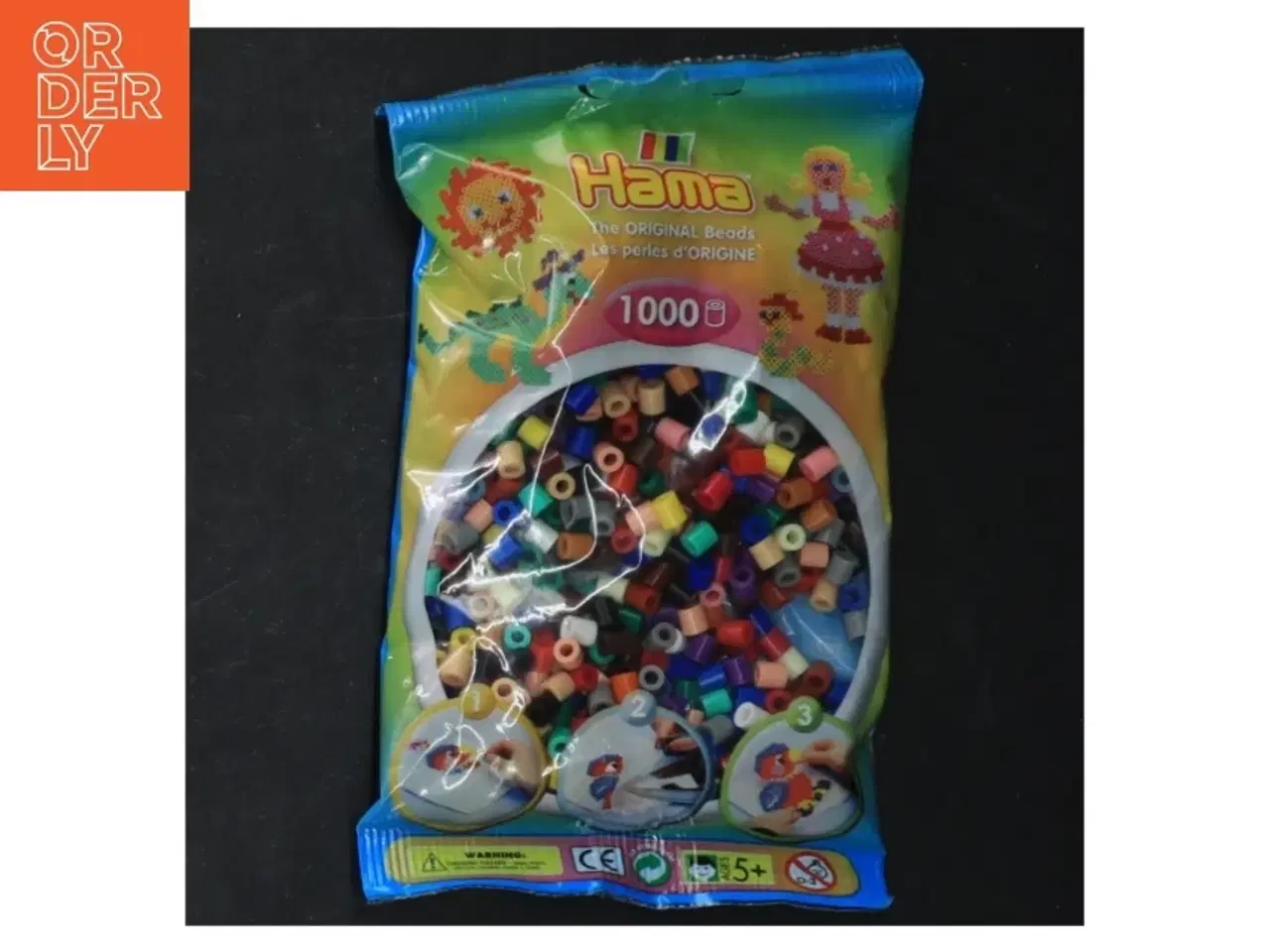 Billede 5 - Hama perler i blandede farver fra Hama (str. 1000. perler. 6 pakker)