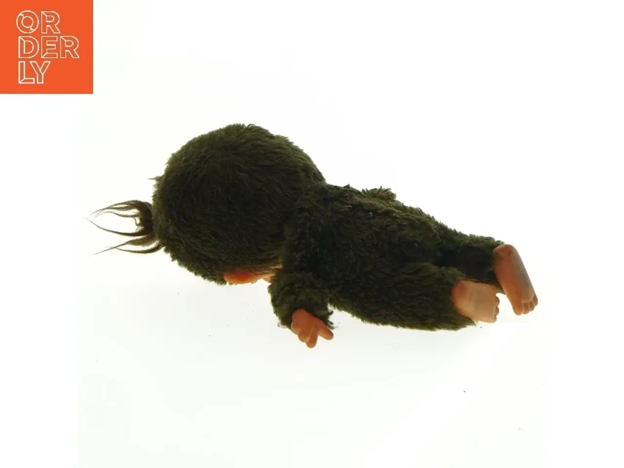 Billede 1 - Grøn plysdukke (str. 19 x 11 cm)