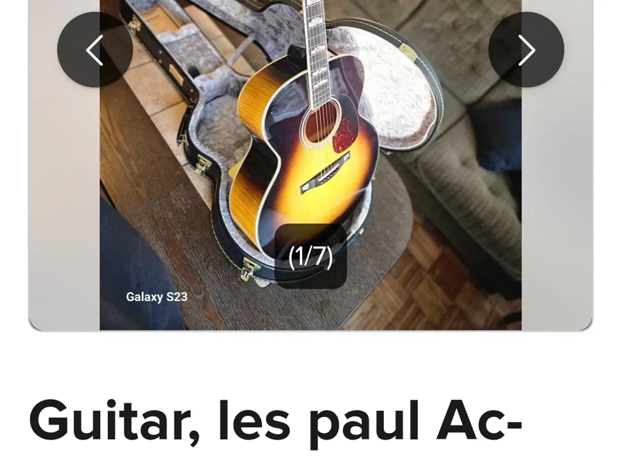 Billede 1 - Les paul guitar 