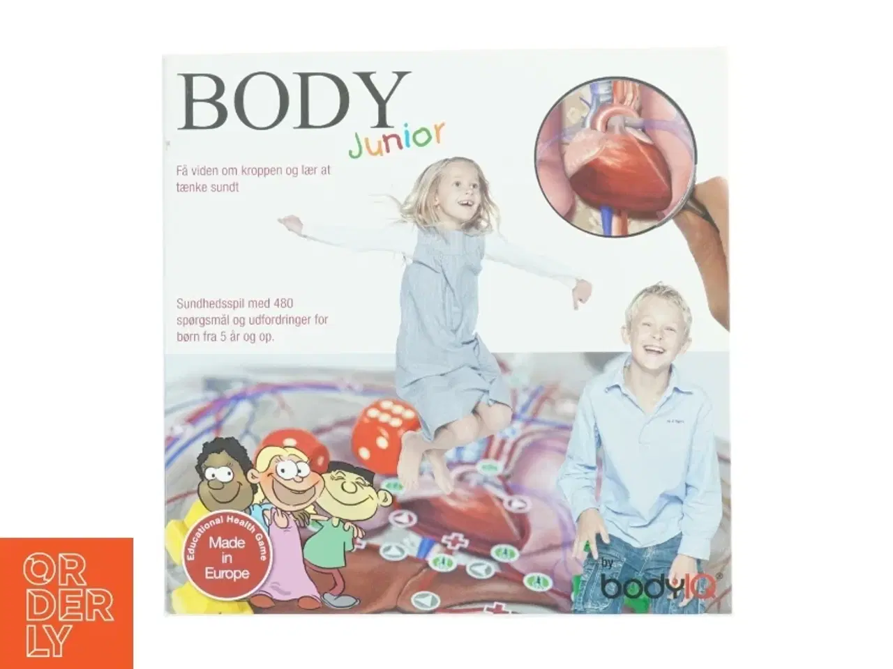 Billede 1 - BodyIQ Junior - brætspil (str. 26 x, 26 x 11 cm)