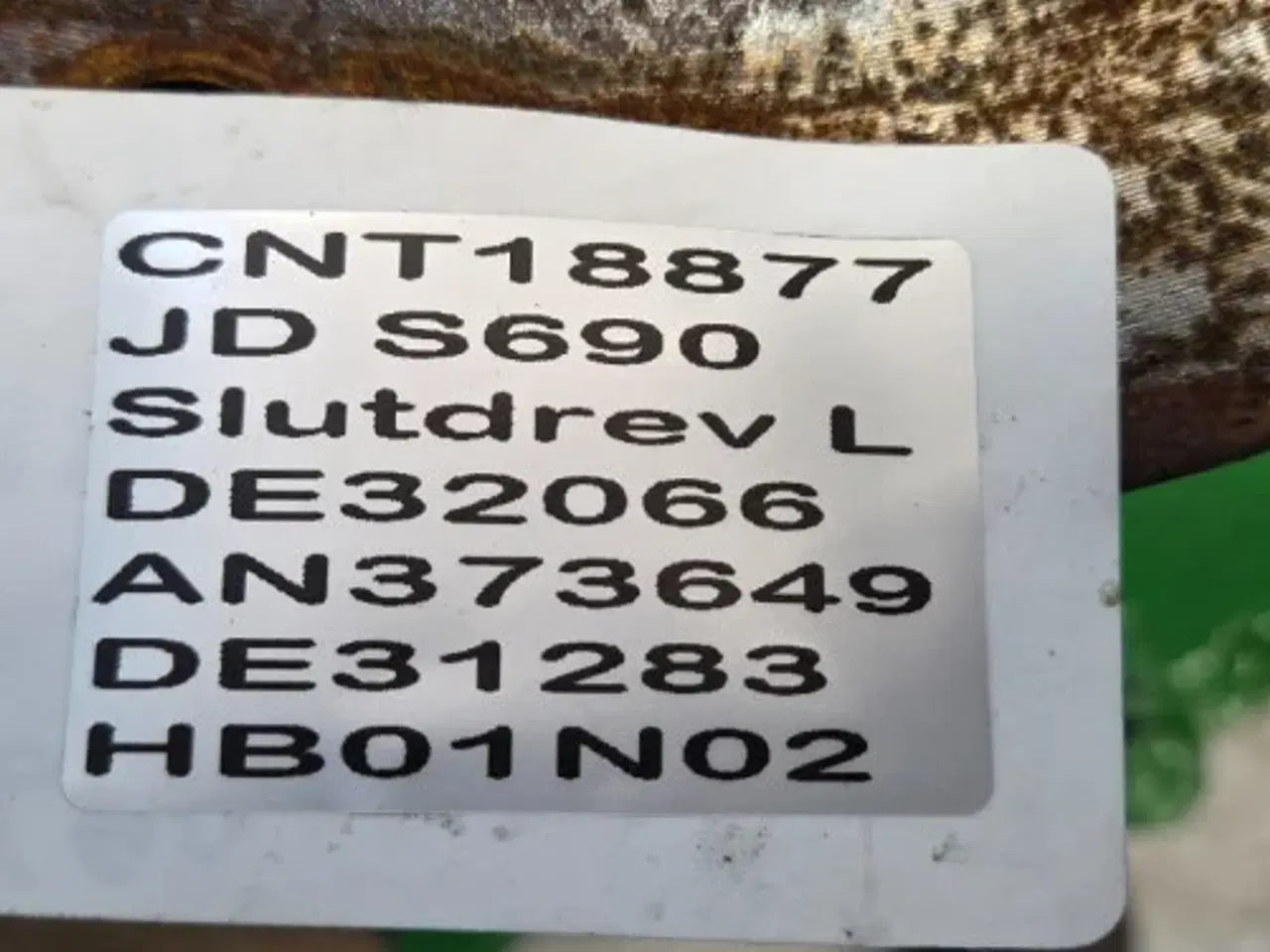 Billede 12 - John Deere S690 Slutdrev L. DE32066