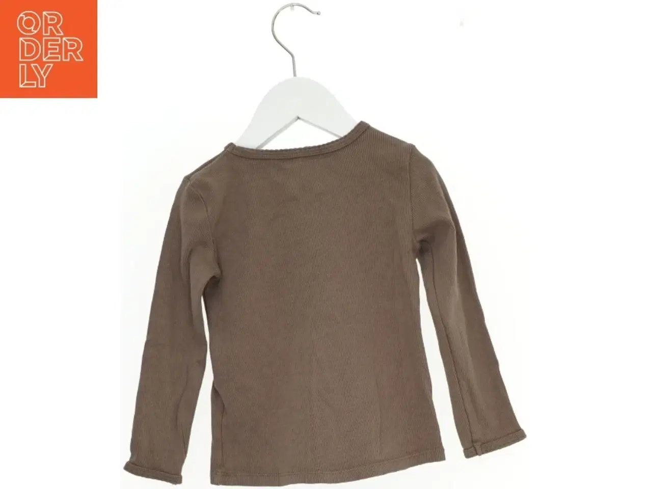 Billede 2 - Brun rib Bluse fra H&M (str. 110 cm)