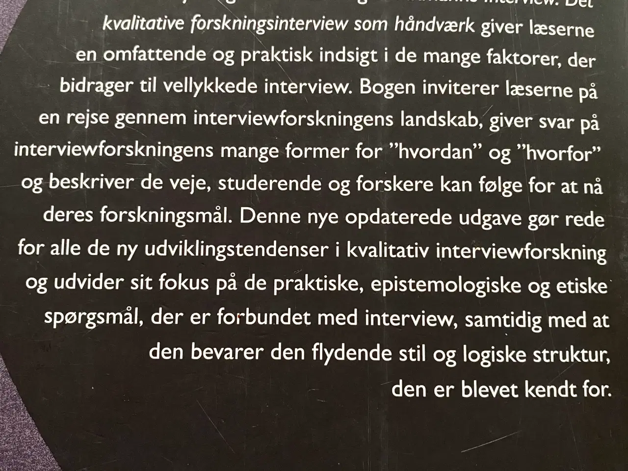 Billede 2 - Interview af Kvale og Brinkmann