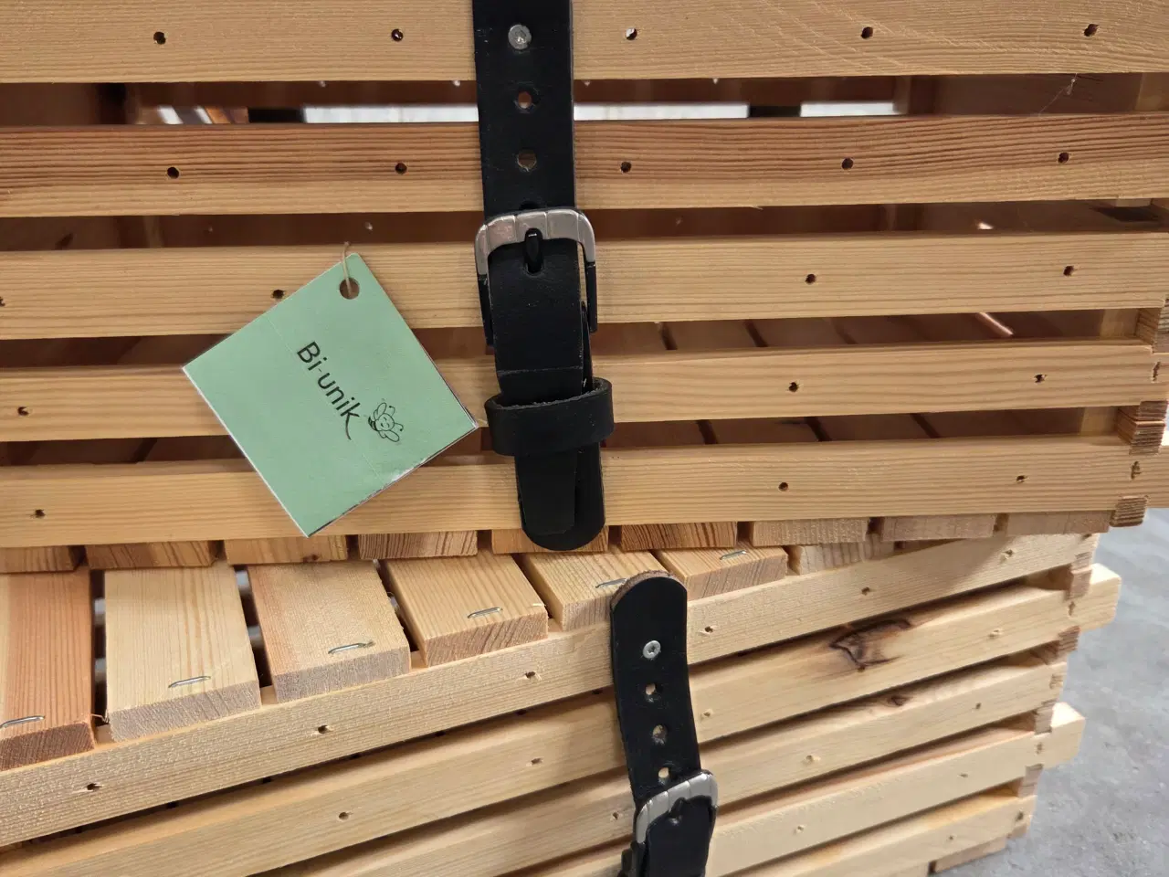 Billede 2 - Flotte kasser med læder lukninger - REST PARTI