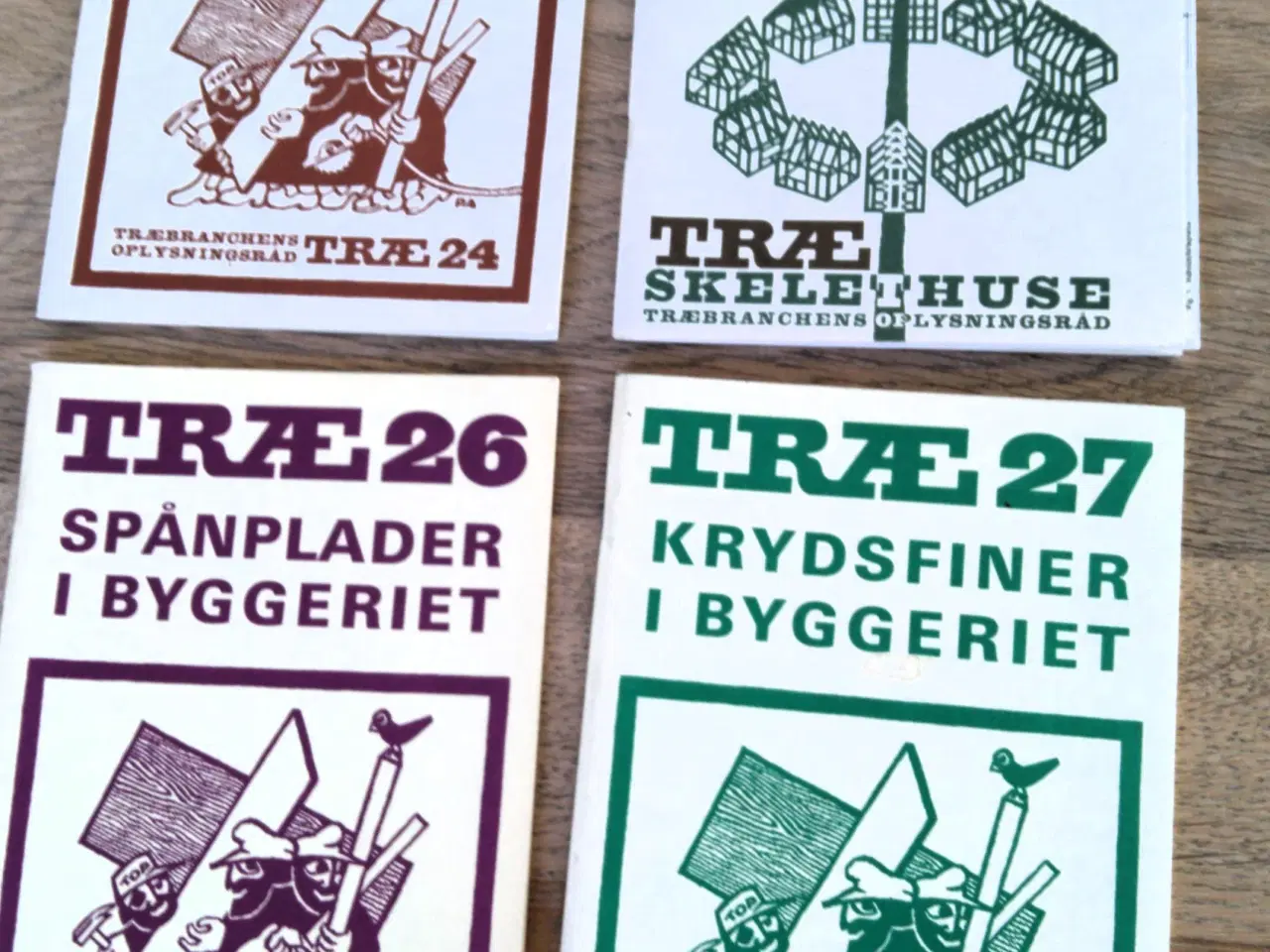 Billede 2 - 8 informative pjecer om TRÆ Træbranchens Oplysning