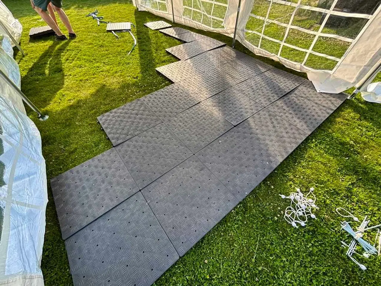 Billede 2 - Festtelt gulv dancover