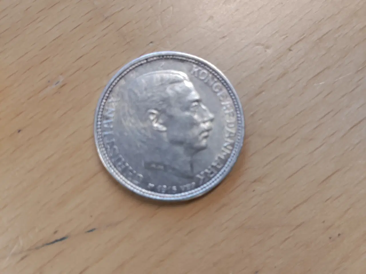 Billede 2 - Dansk 2 krone i sølv fra 1916