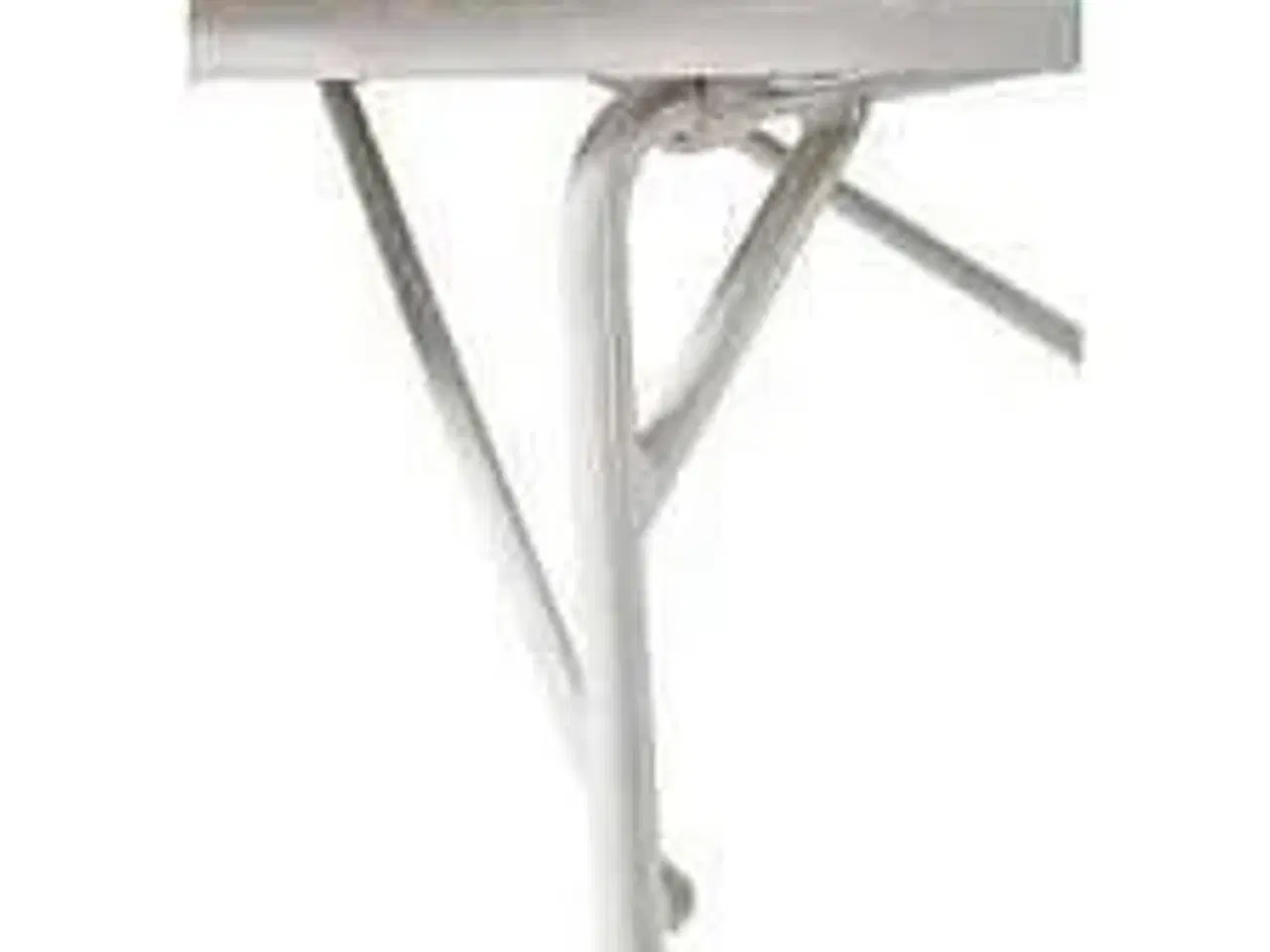 Billede 2 - Kerteminde teak havebord 180x90cm, hvidt stel