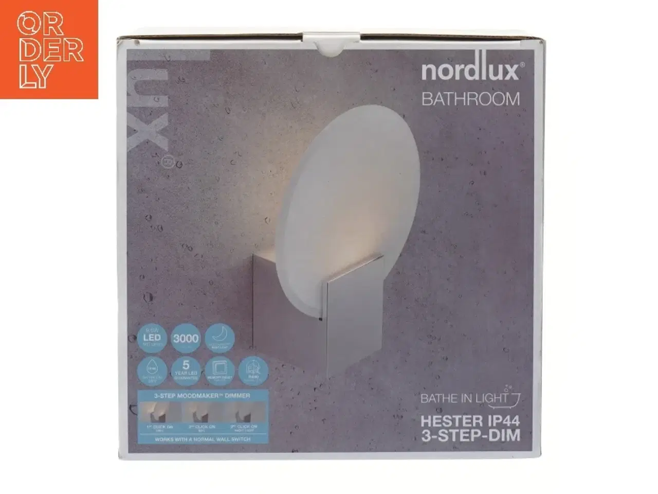 Billede 1 - Nordlux Hester IP44 Væglampe fra Nordlux (str. Ø 20 cm)