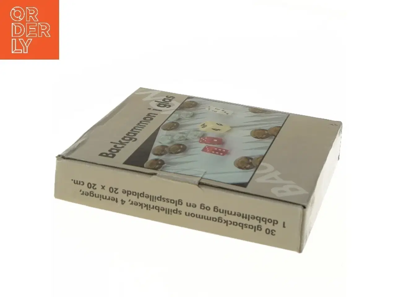 Billede 3 - Backgammon spil i glas (str. 20x20 cm)