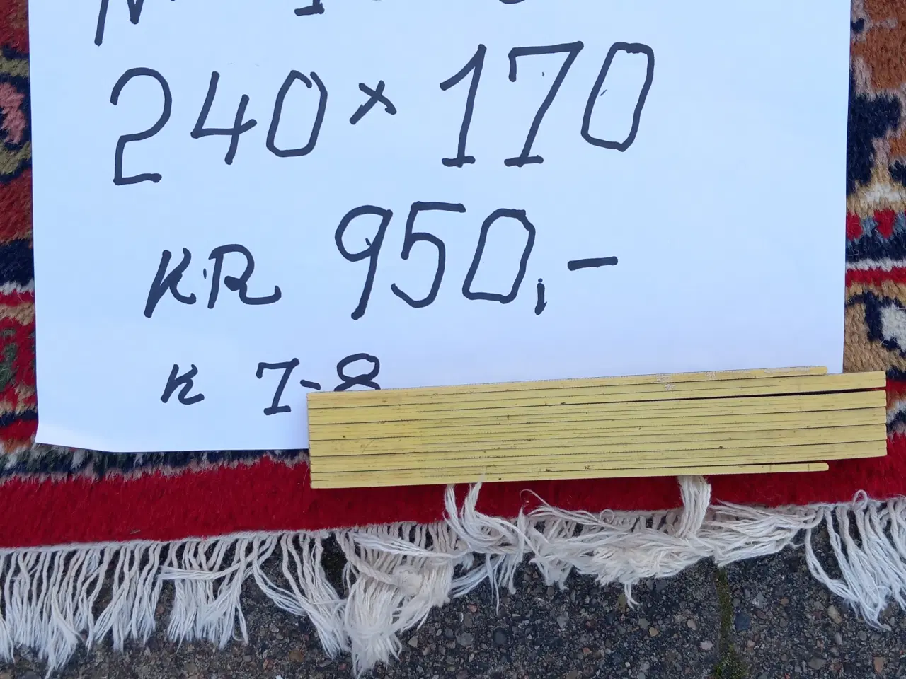 Billede 1 - Tæppe 240 x 170 cm