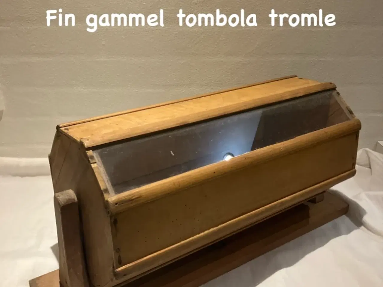 Billede 1 - Fin gammel tombola tromle