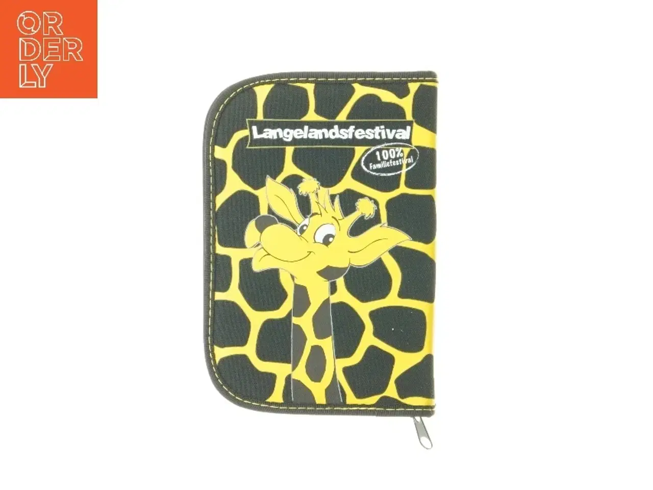 Billede 5 - Langelandsfestival pung med giraffmotiv fra Langelandsfestival (str. 19x13x2,5 cm)