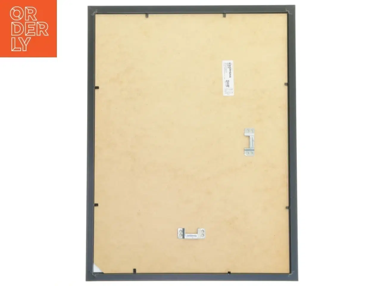 Billede 2 - Indrammet sort-hvid foto af palmeblade fra IKEA (str. 42,5x32,5 cm)