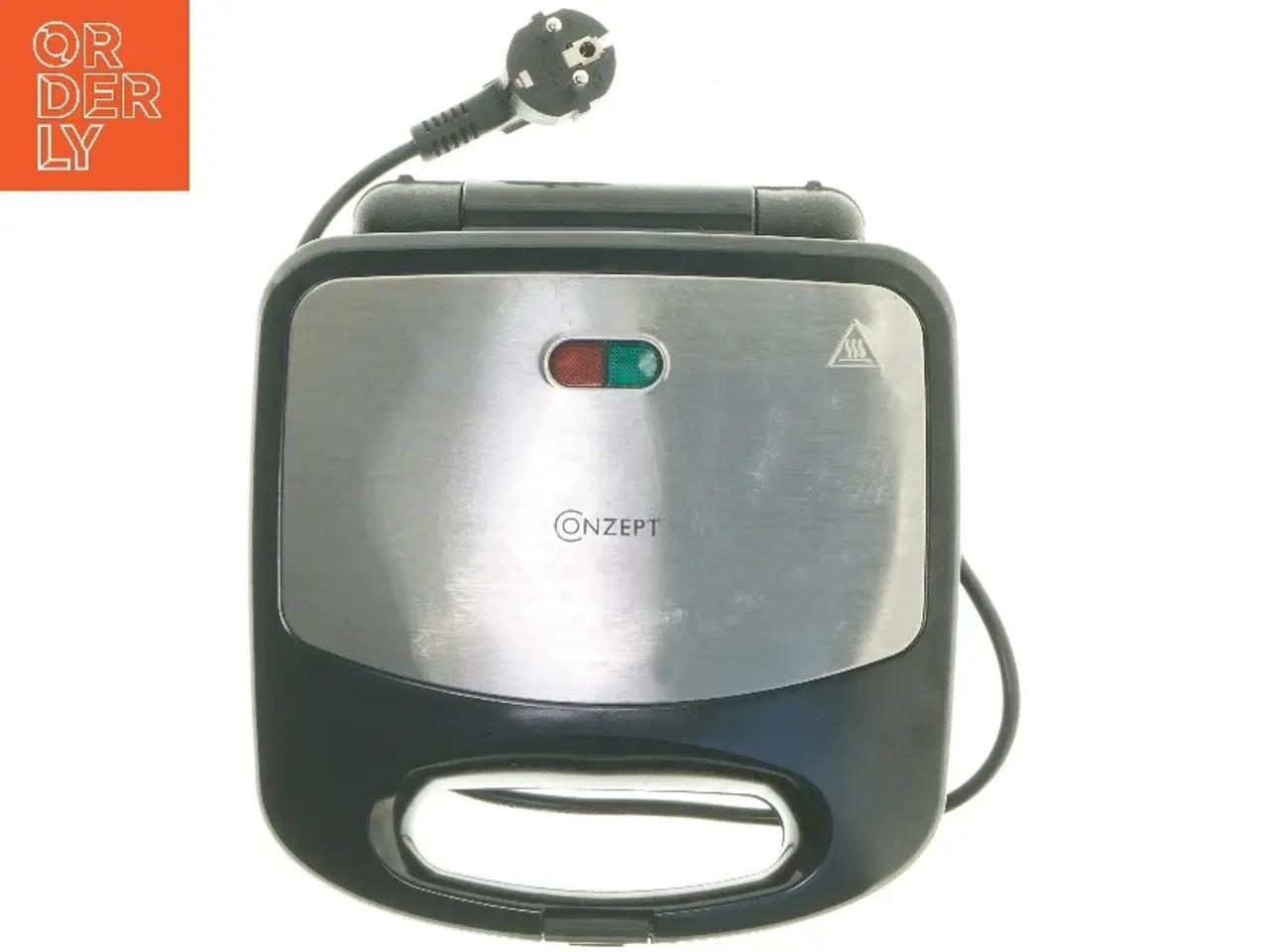 Billede 2 - Sandwichmaskine med grillplader fra Conzept (str. 25x22,5 cm)