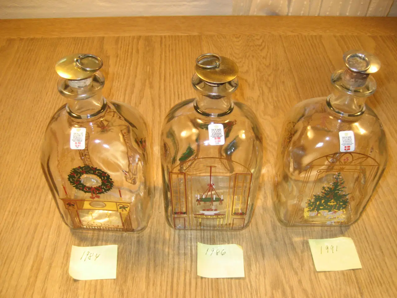 Billede 1 - Juleflasker/karafler, Holmegård