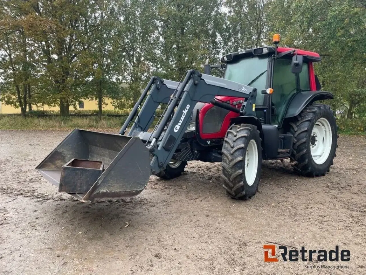 Billede 1 - Valmet N92 traktor med Quicke Q45 frontlæsser