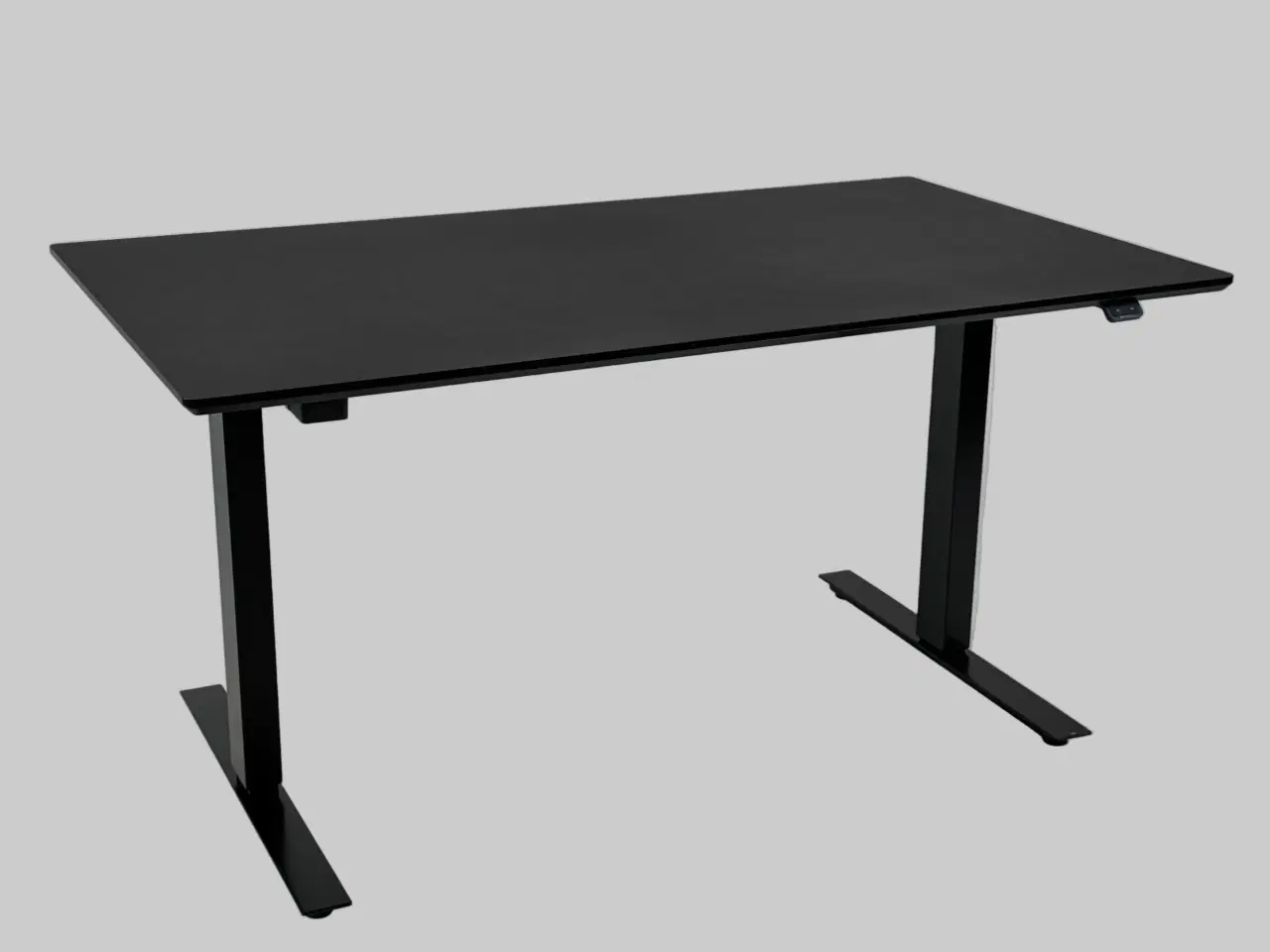 Billede 1 - Hæve/sænkebord - Sort 140x80 cm