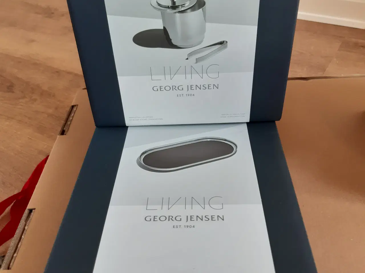 Billede 2 - Georg Jensen Manhattan isspande + bakke SÆLGES