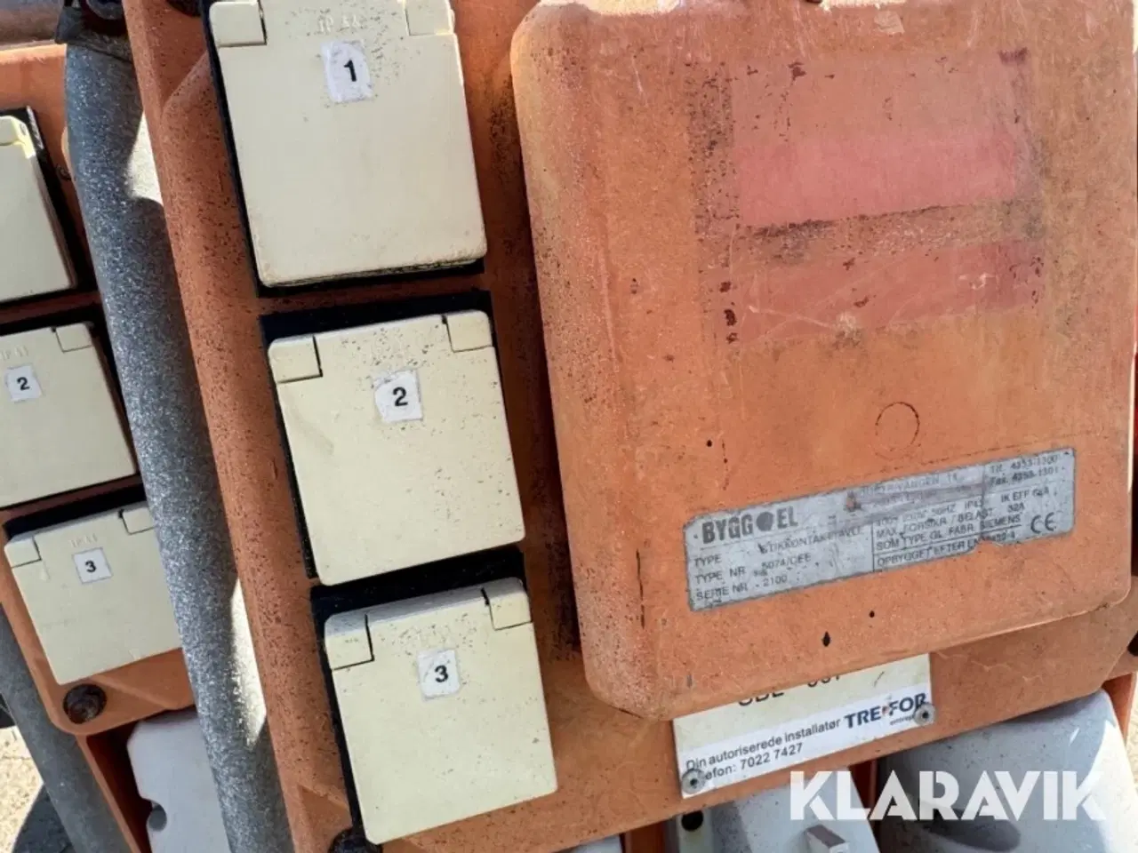 Billede 10 - Byggestrømstavler Bygg El 5074 12 styk